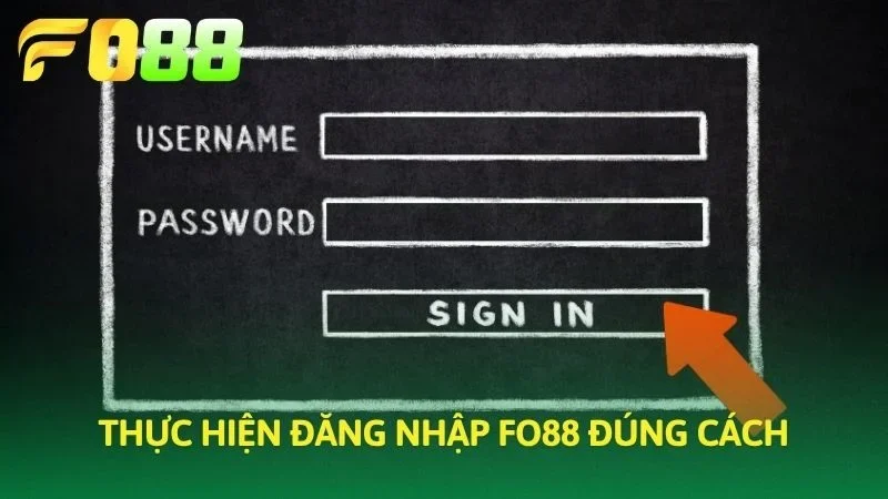 Thực hiện Đăng nhập FO88 đúng cách